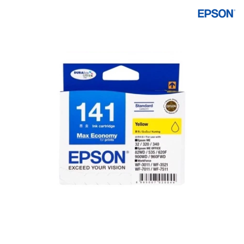 ตลับหมึกอิงค์เจ็ท Epson Original Ink Cartridge 141 Yellow, T141490